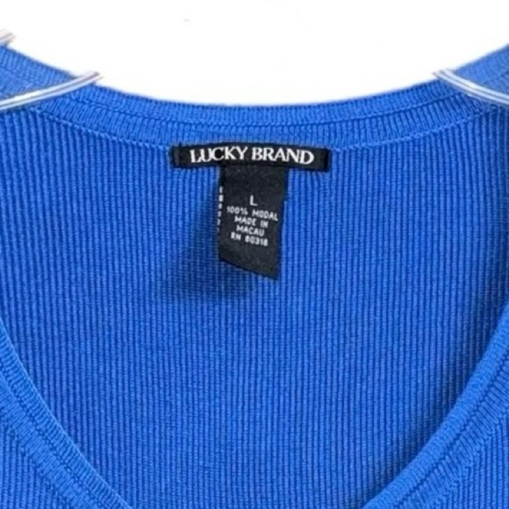 Lucky Brand (EUC) Cropped Cardigan, Size Large - Picture 11 of 11